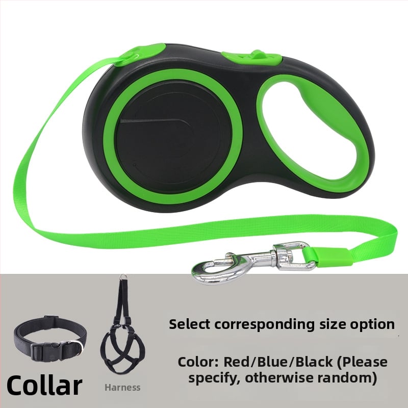 Lesă de câine telescopic automată cu frânghie retractabilă (Telescopic; Automat; Pentru câini; Frânghie)