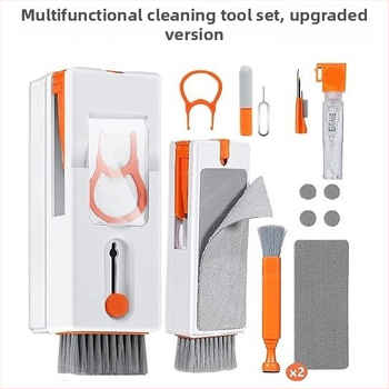 Viacúčelový čistící pero set pre klávesnicu, slúchadlá a obrazovku telefónu (Model 688, Materiál: ABS+hardware, Hmotnosť: 98 g)