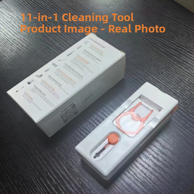 Viacúčelový čistící pero set pre klávesnicu, slúchadlá a obrazovku telefónu (Model 688, Materiál: ABS+hardware, Hmotnosť: 98 g)