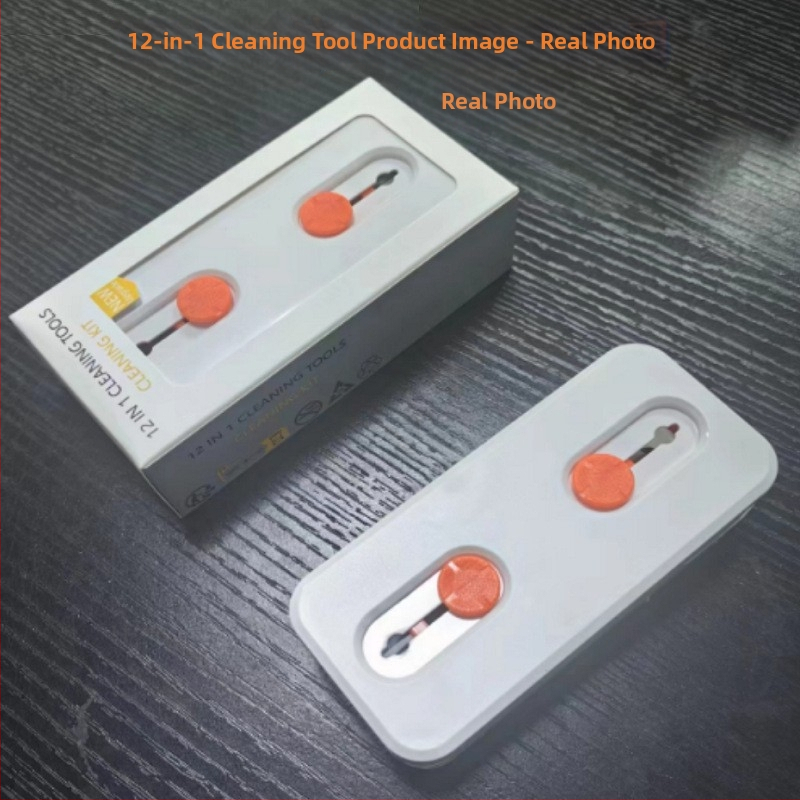 Viacúčelový čistící pero set pre klávesnicu, slúchadlá a obrazovku telefónu (Model 688, Materiál: ABS+hardware, Hmotnosť: 98 g)