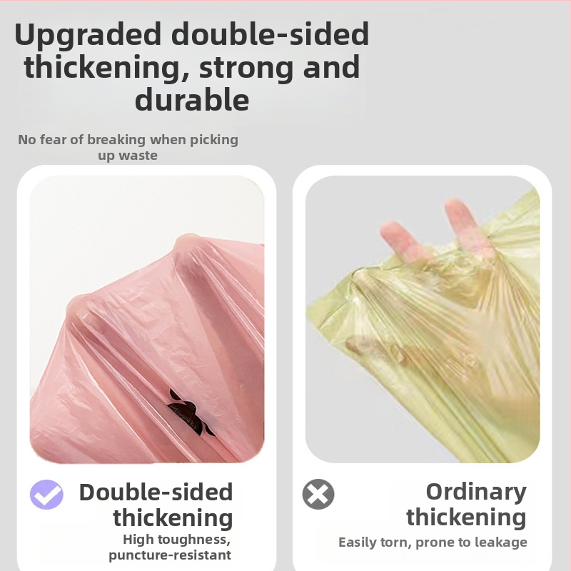 Erchuan Hrubé biologicky odbúrateľné vrecká na odpad pre domáce zvieratá – vrecká na psie výkaly a mačací odpad, Produktový kód SK7ZFe22