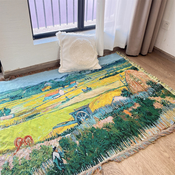 Tapiserie pentru perete și pat - țesătură din amestec, sub 300 g, model peisaj, potrivit pentru toate sezoanele