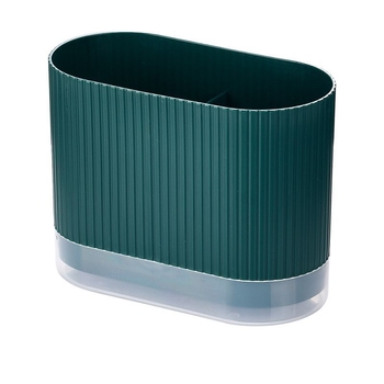 Suport pentru bețișoare transfrontalier cu scurgere, cușcă pentru bețișoare de uz casnic, coș pentru bețișoare montat pe perete pentru bucătărie, suport pentru linguri, suport pentru depozitarea tacâmurilor de blat