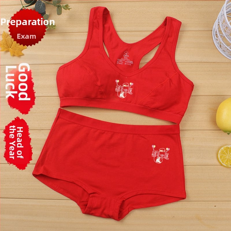 Set de sutiene cu spate în formă de I, susținere laterală, cupe subțiri modelate, 95% bumbac