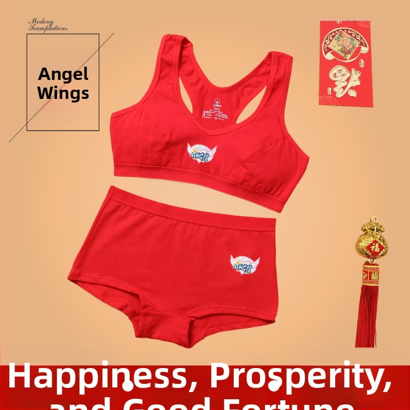 Set de sutiene cu spate în formă de I, susținere laterală, cupe subțiri modelate, 95% bumbac