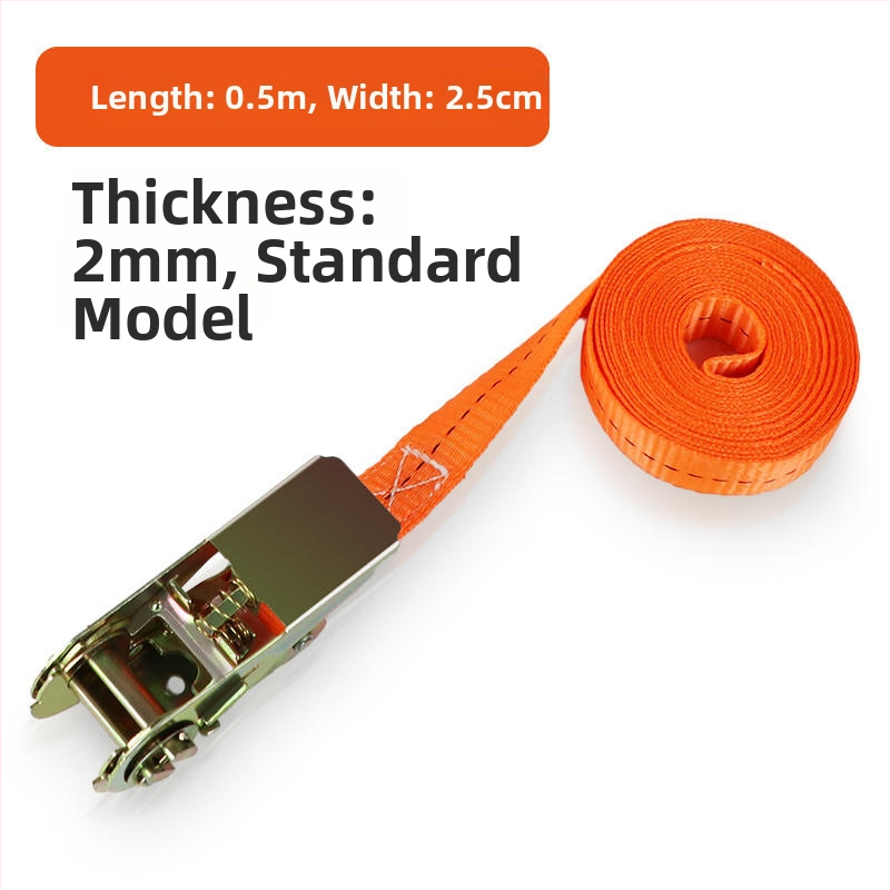 Товарен стягащ ремък с ratchet натяжител — полиестер, вид: лента, марка Carjay/Kajiayi