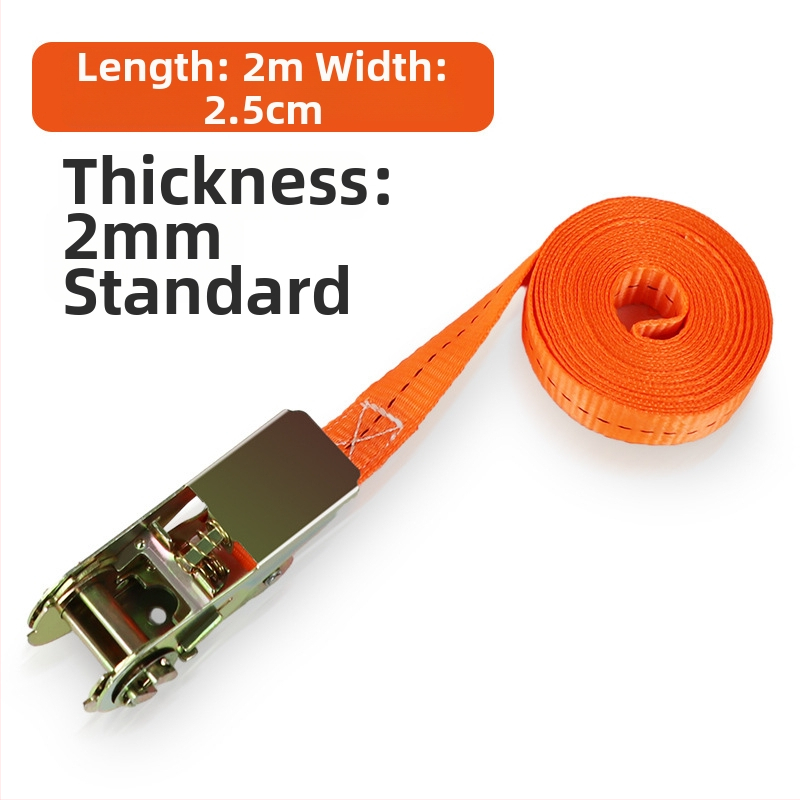 Товарен стягащ ремък с ratchet натяжител — полиестер, вид: лента, марка Carjay/Kajiayi