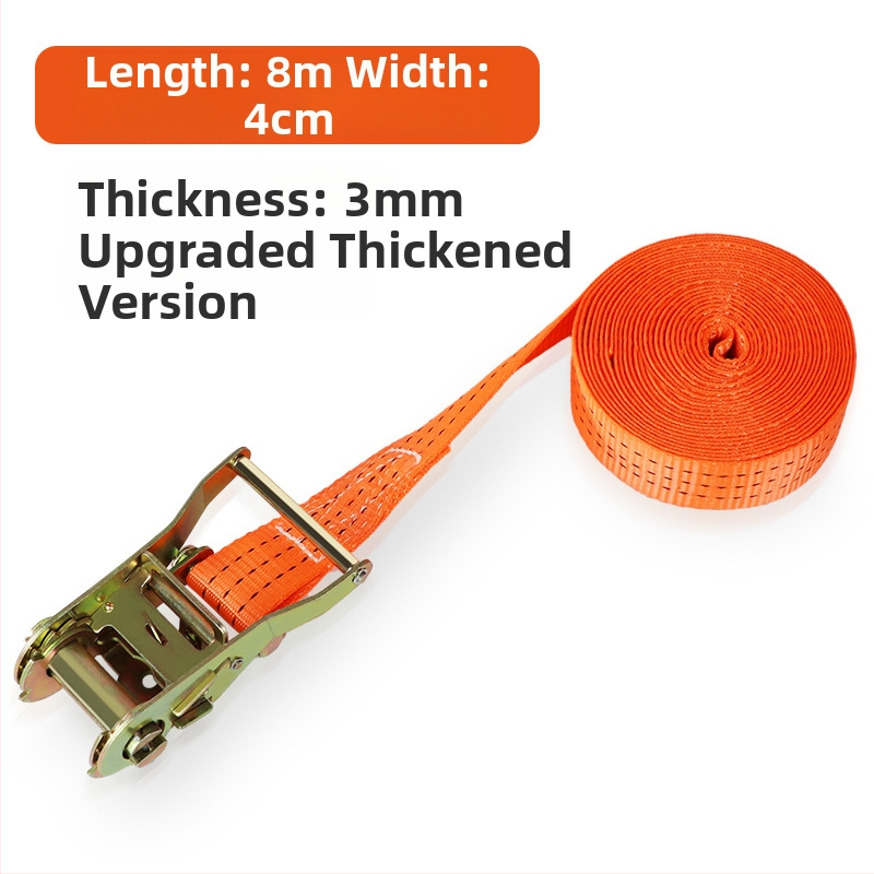 Товарен стягащ ремък с ratchet натяжител — полиестер, вид: лента, марка Carjay/Kajiayi