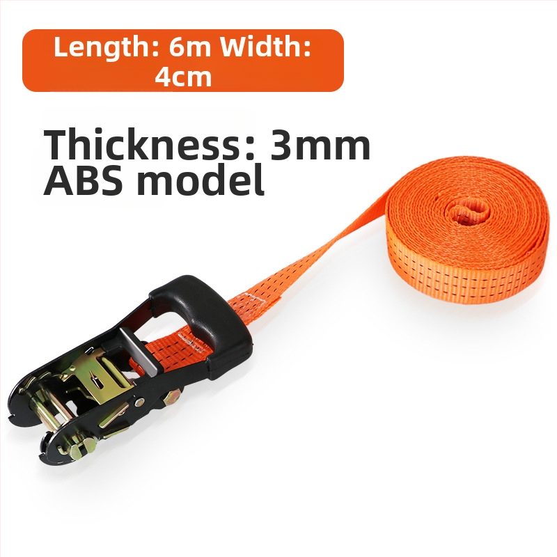 Товарен стягащ ремък с ratchet натяжител — полиестер, вид: лента, марка Carjay/Kajiayi