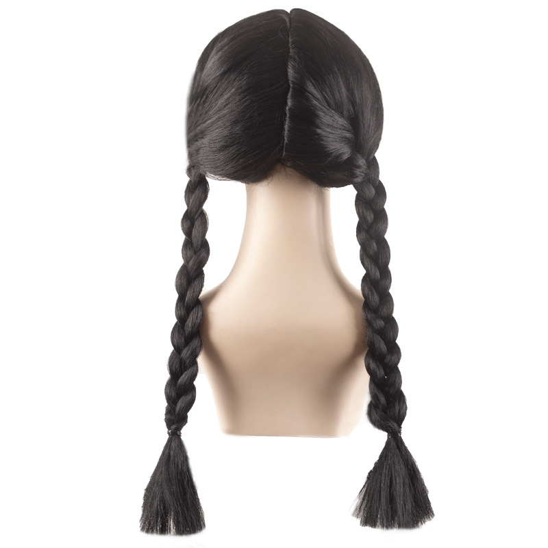 Perika s dvostrukim repom, ručno tkana, materijal K silk/p silk, bez perm ili boje