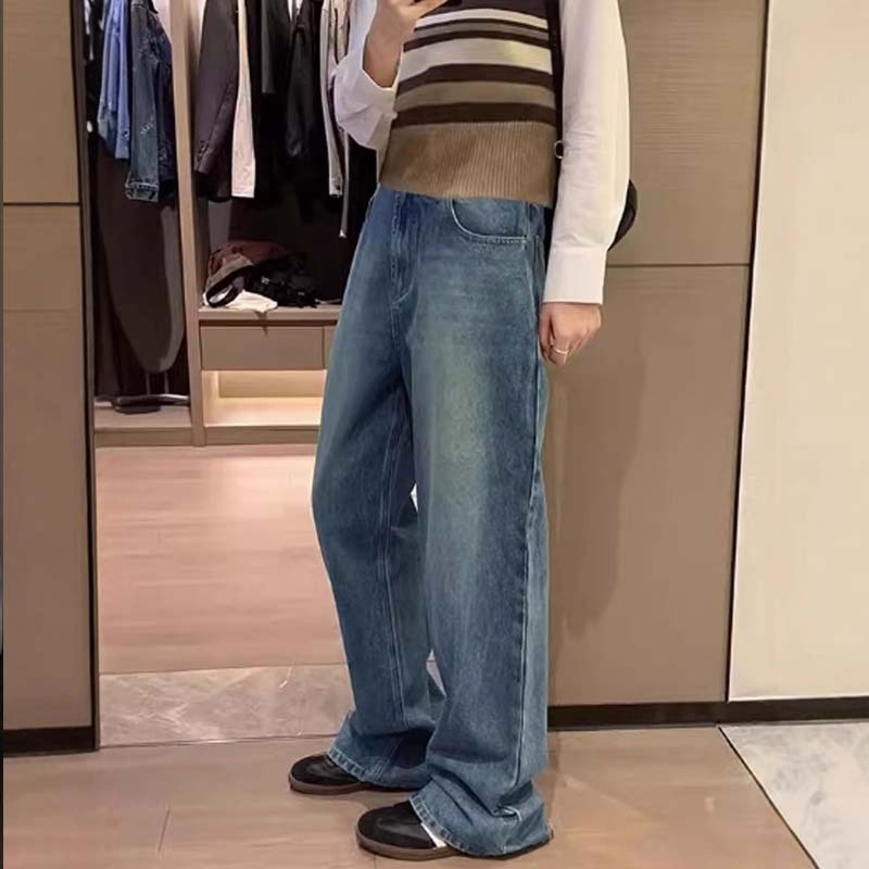 Traperice za trudnoće - labavi kroj, denim tkanina, 70–80% pamuk, umjerena debljina, mikro-elastičnost
