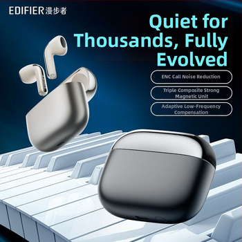 Edifier Lolli ANC semi-in-ear безжични слушалки с активно шумопотискане, Bluetooth 5.0, Huawei чип, време за работа 4–8 ч