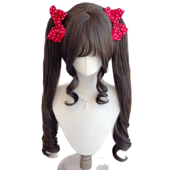 Ponytail perika s klipom, odvojiva Lolita dvostruka repa – vlakna visoke temperature, mehanizam, model MGA-Y0032+2107, za dame