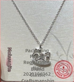 Colier Anul Calului 2026, Argint 925, Moissanit micro-incrustat, pentru femei