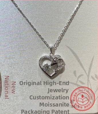 Colier Anul Calului 2026, Argint 925, Moissanit micro-incrustat, pentru femei