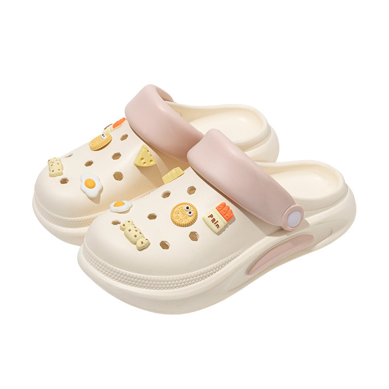 Unisex Crocs-stil papuče s 3–5 cm debelim EVA potplatom, EVA gornji dio i potplat, injekcijsko oblikovana potplata, vodootporne, protuklizne, prozračne za svakodnevnu uporabu