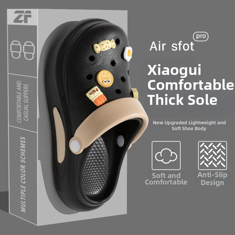 Unisex Crocs-stil papuče s 3–5 cm debelim EVA potplatom, EVA gornji dio i potplat, injekcijsko oblikovana potplata, vodootporne, protuklizne, prozračne za svakodnevnu uporabu