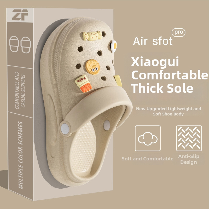 Unisex Crocs-stil papuče s 3–5 cm debelim EVA potplatom, EVA gornji dio i potplat, injekcijsko oblikovana potplata, vodootporne, protuklizne, prozračne za svakodnevnu uporabu