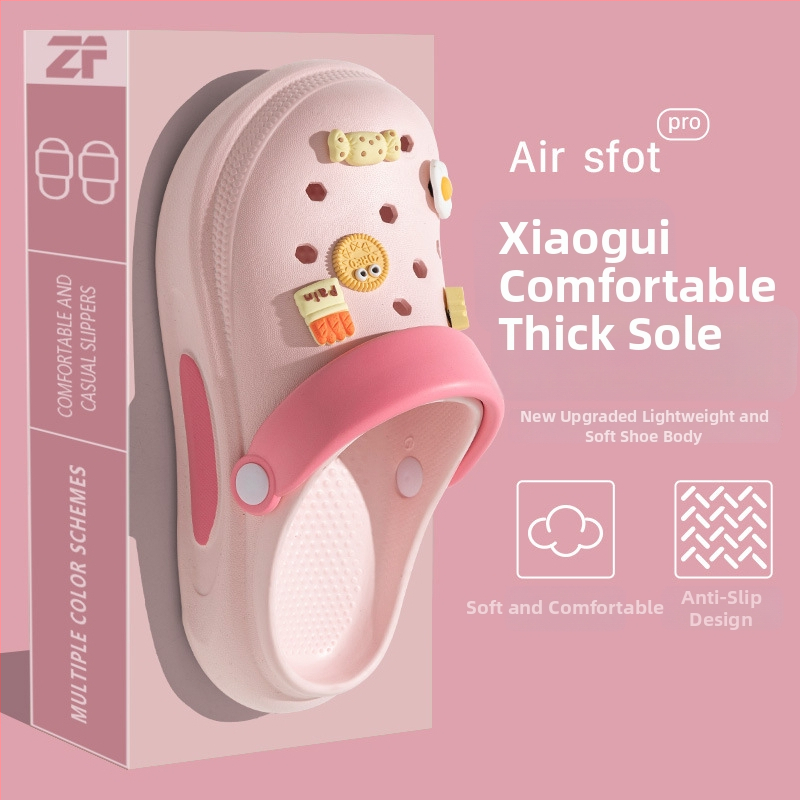 Unisex Crocs-stil papuče s 3–5 cm debelim EVA potplatom, EVA gornji dio i potplat, injekcijsko oblikovana potplata, vodootporne, protuklizne, prozračne za svakodnevnu uporabu