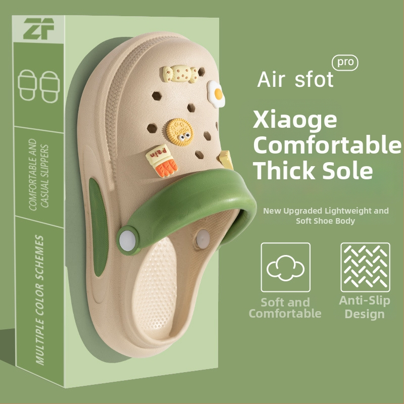 Unisex Crocs-stil papuče s 3–5 cm debelim EVA potplatom, EVA gornji dio i potplat, injekcijsko oblikovana potplata, vodootporne, protuklizne, prozračne za svakodnevnu uporabu