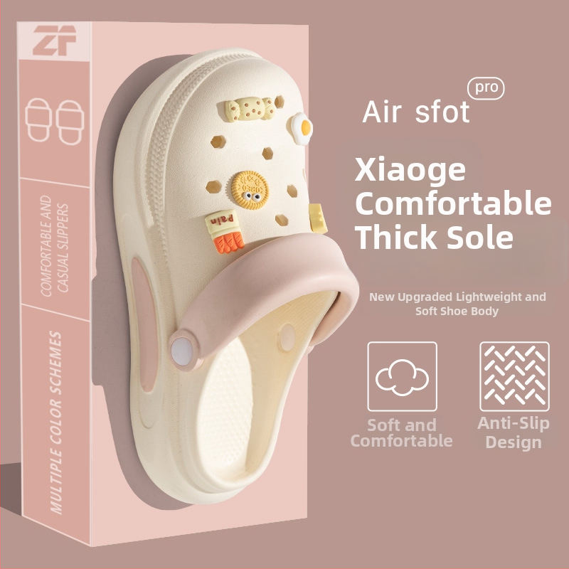 Unisex Crocs-stil papuče s 3–5 cm debelim EVA potplatom, EVA gornji dio i potplat, injekcijsko oblikovana potplata, vodootporne, protuklizne, prozračne za svakodnevnu uporabu