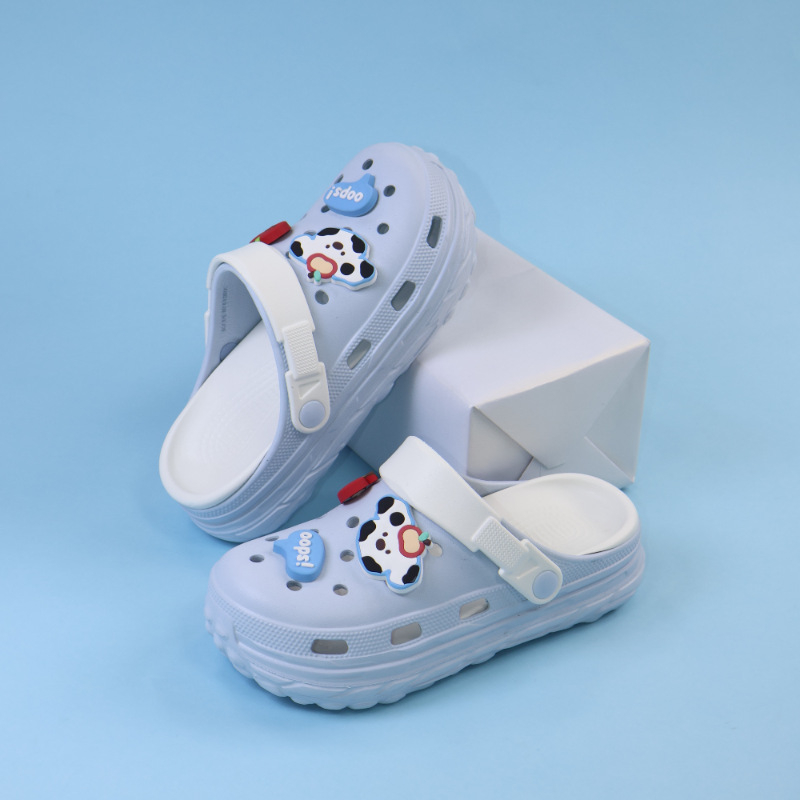 Unisex Crocs stil s debelim potplatom, protuklizno, zatvoren prst, EVA gornji dio i potplat, >3 cm debljina, injekcijsko oblikovanje