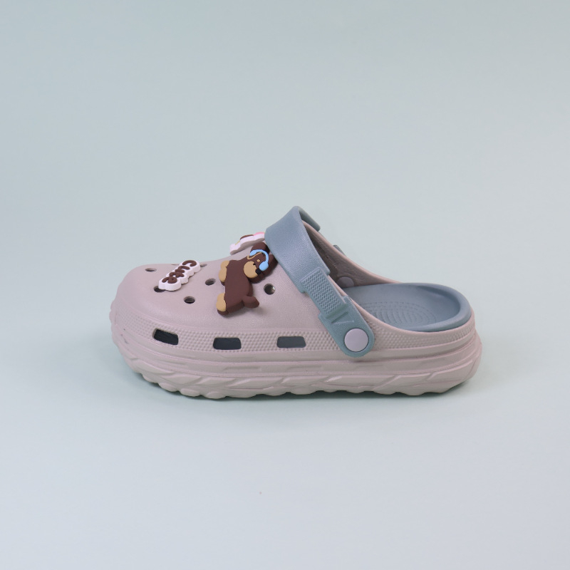 Unisex Crocs stil s debelim potplatom, protuklizno, zatvoren prst, EVA gornji dio i potplat, >3 cm debljina, injekcijsko oblikovanje