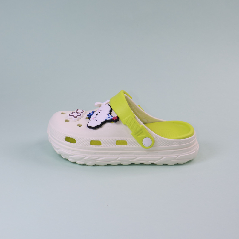 Unisex Crocs stil s debelim potplatom, protuklizno, zatvoren prst, EVA gornji dio i potplat, >3 cm debljina, injekcijsko oblikovanje