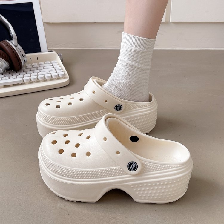 Ženske EVA Baotou papuče s debelim potplatom – 8 cm povećanje visine, protuklizne, slip-on