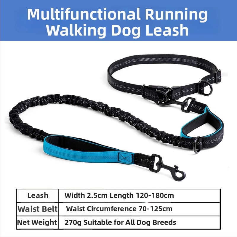 Lesă pentru talie pentru pisici, fără mâini, cu sfoară retractabilă