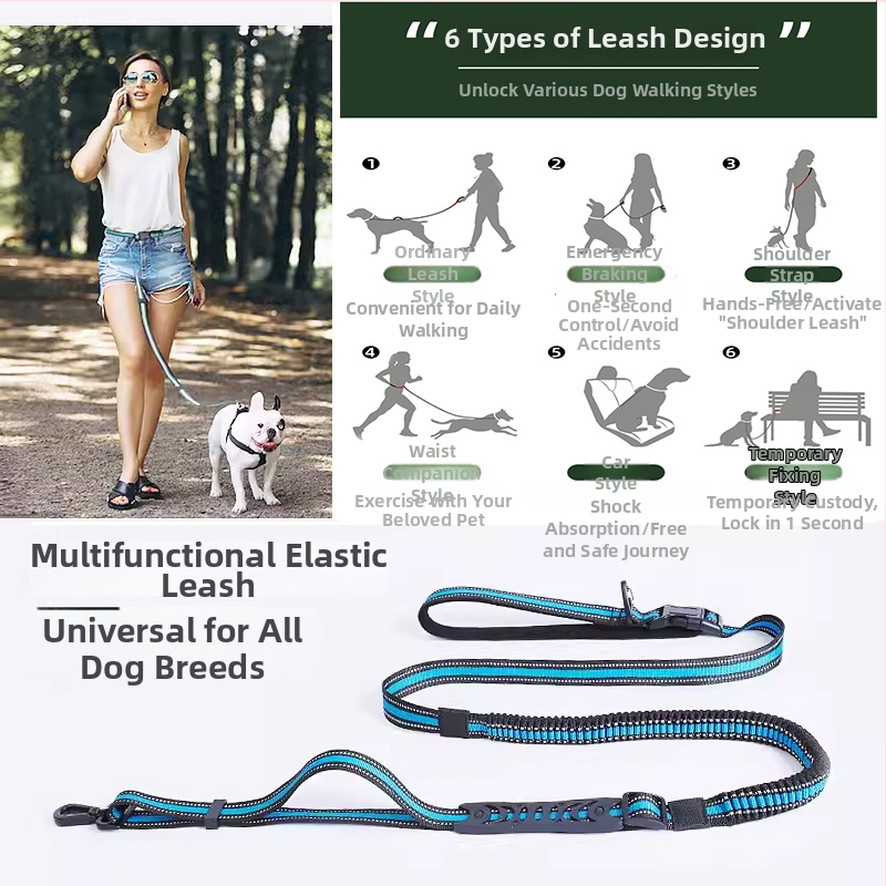 Lesă pentru talie pentru pisici, fără mâini, cu sfoară retractabilă