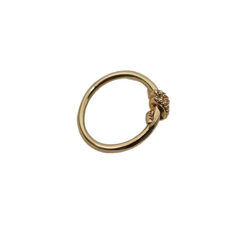 Prsten — mašna čvor dizajn, 925 srebro, marka T family knot ring, za žene, lagani luksuz stil, precizna obrada