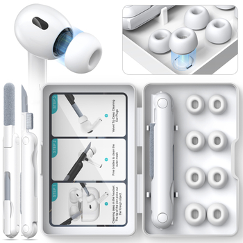Set za čišćenje AirPods Pro 2 sa silikonskim kućištima za uši i čistilnim flomasterom