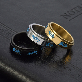 Prsten od nehrđajućeg čelika, stil životinja/zodijak, elektroplatiranje, unisex