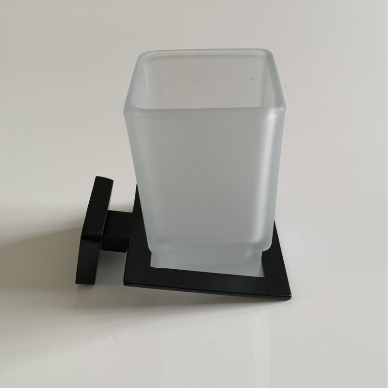 Комплект за държачи за кърпи в баня, неръждаема стомана, 6 части, спрей покритие, монтаж чрез пробиване, носимост 30 кг, модерен минималистичен стил