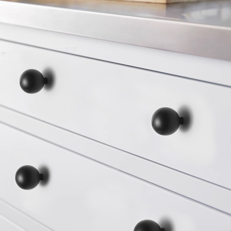 Szekrényajtó fogantyú, szekrényekhez és fiókokhoz, cinkötvözet, modell 8602, modern minimalista stílus