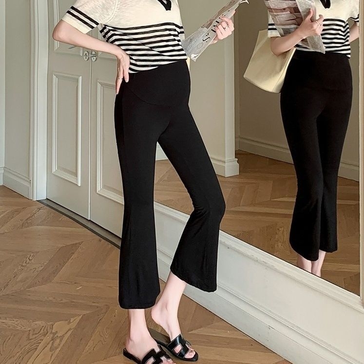 Kismama harangnadrág állítható – hasi támasz, közepes vastagságú poliészter, laza szabás, nyári viselet