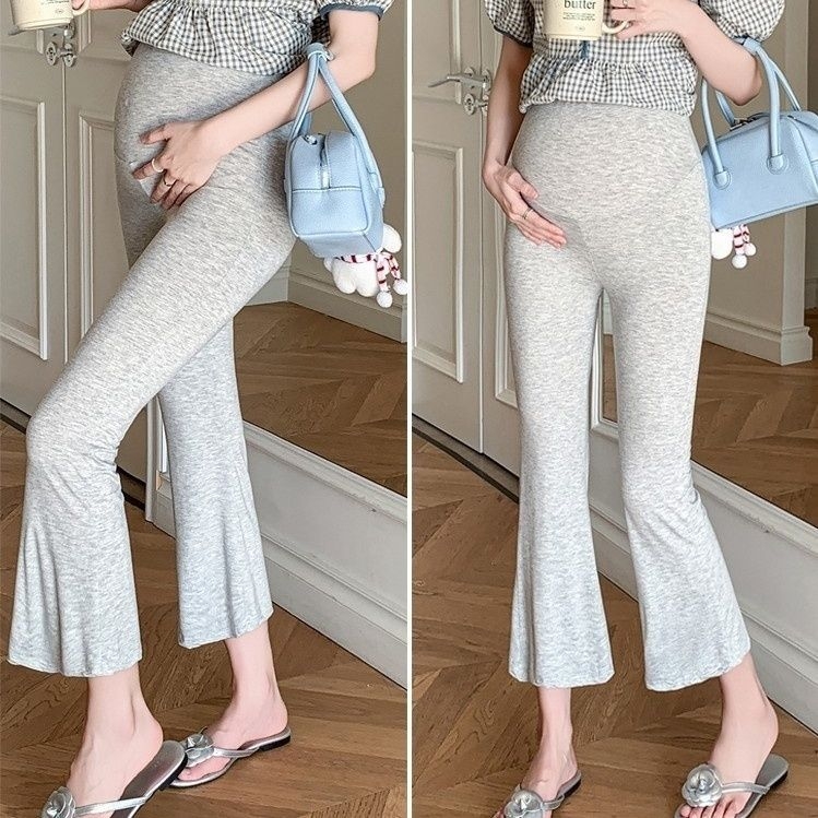 Kismama harangnadrág állítható – hasi támasz, közepes vastagságú poliészter, laza szabás, nyári viselet