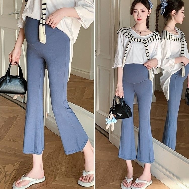 Kismama harangnadrág állítható – hasi támasz, közepes vastagságú poliészter, laza szabás, nyári viselet