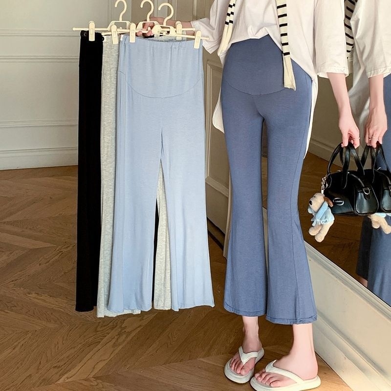 Kismama harangnadrág állítható – hasi támasz, közepes vastagságú poliészter, laza szabás, nyári viselet