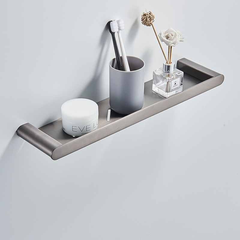 Set kupaonskih dodataka od nehrđajućeg čelika, pet dijelova, moderni minimalistički stil: držač za ručnike, stalak za ručnike, kukice, držač za papir, model QY-45