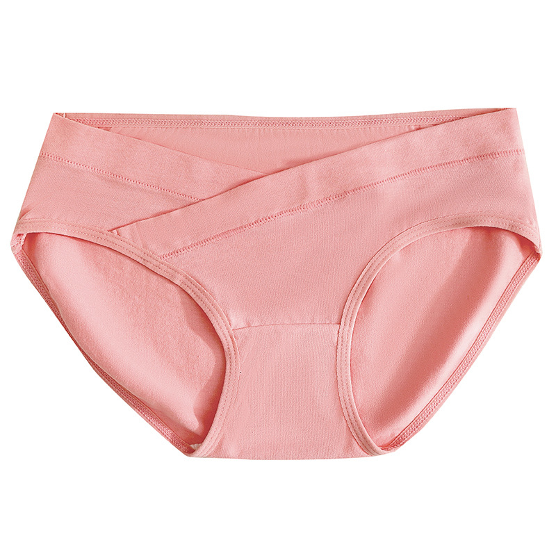 Lenjerie de maternitate cu talie joasă și susținere a abdomenului în formă de V, bumbac respirabil, căptușeală între picioare 100% bumbac, pentru toate anotimpurile