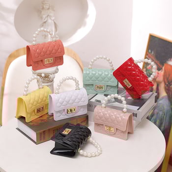 Jelly PVC táska, Jelly Pack stílus, vízszintes négyszögletes forma, lakat zárás, belső azonosító zseb