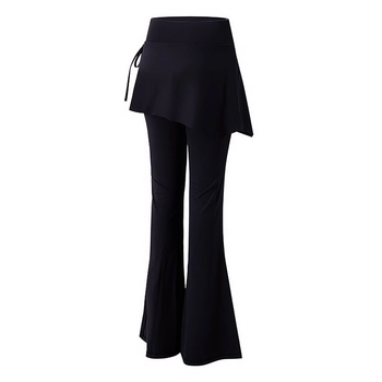 Γυναικείες Παντελόνες Yoga Bell Bottoms, Υψηλή Μέση, Γρήγορο Στέγνωμα, Πολυεστερικό Μίγμα 82.5% / Spandex 17.5%