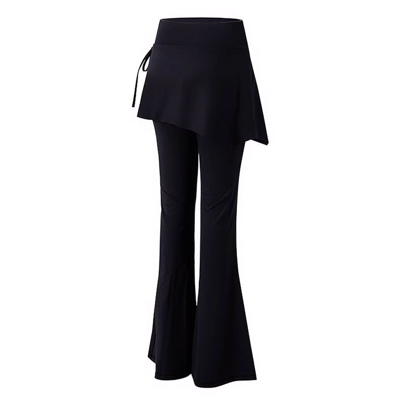 Γυναικείες Παντελόνες Yoga Bell Bottoms, Υψηλή Μέση, Γρήγορο Στέγνωμα, Πολυεστερικό Μίγμα 82.5% / Spandex 17.5%