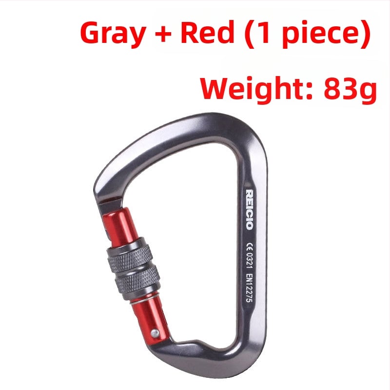 Καραμπίνερ 30 kN, κράμα αλουμινίου 7075, κύριος μηχανισμός κλειδώματος, ορειβασία και ράπινγκ