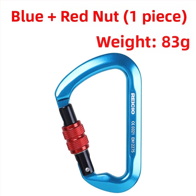 Καραμπίνερ 30 kN, κράμα αλουμινίου 7075, κύριος μηχανισμός κλειδώματος, ορειβασία και ράπινγκ