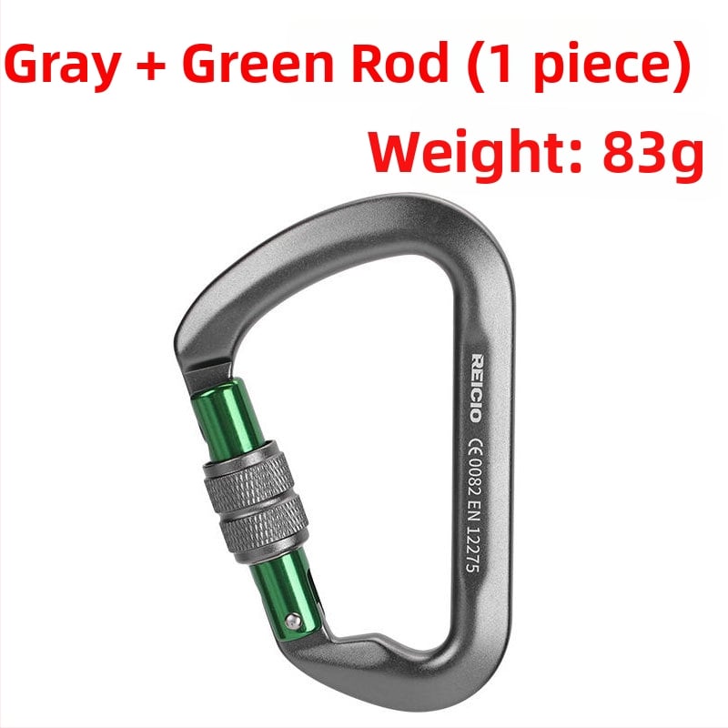 Καραμπίνερ 30 kN, κράμα αλουμινίου 7075, κύριος μηχανισμός κλειδώματος, ορειβασία και ράπινγκ