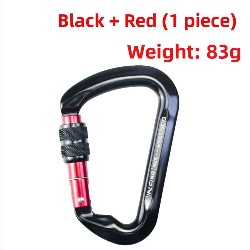 Καραμπίνερ 30 kN, κράμα αλουμινίου 7075, κύριος μηχανισμός κλειδώματος, ορειβασία και ράπινγκ