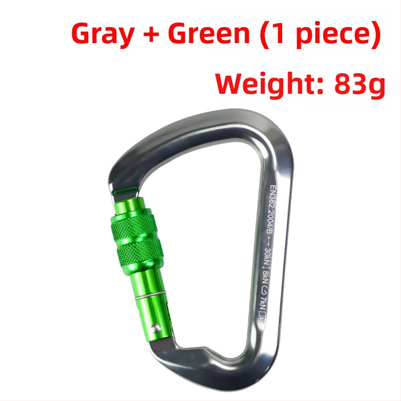 Καραμπίνερ 30 kN, κράμα αλουμινίου 7075, κύριος μηχανισμός κλειδώματος, ορειβασία και ράπινγκ